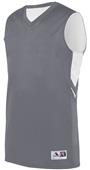 Adult Youth Alley-Oop Reversible Basketball Jersey Outside: GRAPHITE, Inside: WHITE Primary