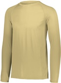 Adult Youth Longer Length Bigger Chest Wicking Long Sleeve Sports Tee VEGAS GOLD Primary