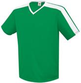Adult Youth V-Neck Genesis Soccer Jersey KELLY/WHITE Primary