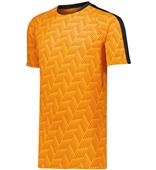 Adult Youth Hypervolt Soccer Jersey ATHLETIC GOLD PRINT/BLACK Primary
