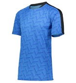 Adult Youth Hypervolt Soccer Jersey ROYAL PRINT/BLACK Primary