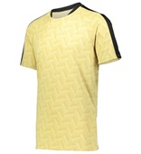 Adult Youth Hypervolt Soccer Jersey VEGAS GOLD PRINT/BLACK Primary
