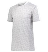 Adult Youth Hypervolt Soccer Jersey GRAPHITE PRINT/WHITE Primary