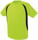 TRASH*********Adult Youth Soccer Jerseys (17 - Colors) LIME/BLACK Primary