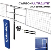 Carbon Ultralite Volleyball Net Center Upright System (3" Floor Sleeve) NFHS, NCAA, USVBA