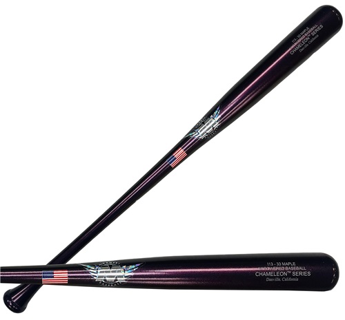 CHAMELEON SERIES メープルバット M Powered CHAMELEON™ Color Changing Maple Baseball Bat