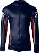 Custom Sublimated Full-Zip Fleece Hooded Jacket - Animal