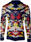 Custom Sublimated Full-Zip Fleece Jacket - Camo