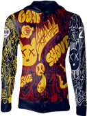 Custom Sublimated Full-Zip Fleece Hooded Jacket - Streetpop