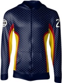 Custom Sublimated Full-Zip Fleece Jacket - Viper