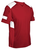 Youth Birmingham V-Neck Performance Soccer Jersey (YL - SCARLET) SCARLET Primary