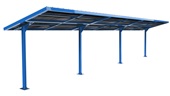 30FT Cantilever Dugout Steel Cover 340830C