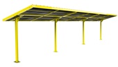 30FT Cantilever Dugout Steel Cover 340830C