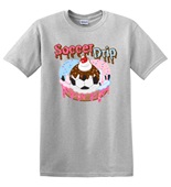 Epic Adult/Youth Soccer Drip Ice Cream Sundae Drip Cotton Graphic T-Shirts