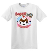 Epic Adult/Youth Soccer Drip Ice Cream Sundae Drip Cotton Graphic T-Shirts