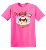 Epic Adult/Youth Baseball Drip Ice Cream Sundae Life Cotton Graphic T-Shirts