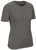 Superior Recycled Lifestyle Tee Athletic Fit Womens CHARCOAL Primary