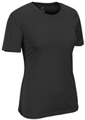 Superior Recycled Lifestyle Tee Athletic Fit Womens BLACK Primary