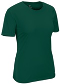 Superior Recycled Lifestyle Tee Athletic Fit Womens Forest Green Primary