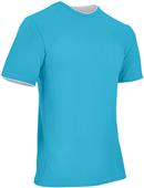 DOUBLE - Z-Cloth DRI-GEAR Custom Reversible Athletic Tee Adult & Youth Outside: LIGHT BLUE, Inside: WHITE Primary