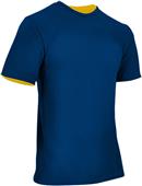 DOUBLE - Z-Cloth DRI-GEAR Custom Reversible Athletic Tee Adult & Youth Outside: NAVY, Inside: GOLD Primary