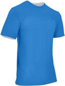 DOUBLE - Z-Cloth DRI-GEAR Custom Reversible Athletic Tee Adult & Youth Outside: ROYAL, Inside: WHITE Primary