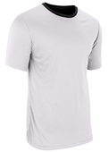 DOUBLE - Z-Cloth DRI-GEAR Reversible Athletic Tee Adult & Youth Outside: BLACK, Inside: WHITE Primary