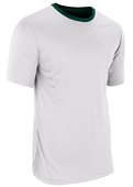 DOUBLE - Z-Cloth DRI-GEAR Reversible Athletic Tee Adult & Youth Outside: FOREST, Inside: WHITE Primary