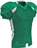 Huddle Stretch Polyester Football Jersey Adult Youth FOREST GREEN/WHITE Primary