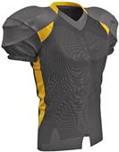 Huddle Stretch Polyester Football Jersey Adult Youth BLACK/GOLD Primary