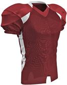 Huddle Stretch Polyester Football Jersey Adult Youth MAROON/WHITE Primary