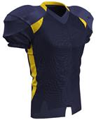 Huddle Stretch Polyester Football Jersey Adult Youth NAVY/GOLD Primary