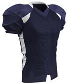 Huddle Stretch Polyester Football Jersey Adult Youth NAVY/WHITE Primary