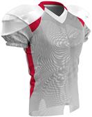Huddle Stretch Polyester Football Jersey Adult Youth WHITE/SCARLET Primary
