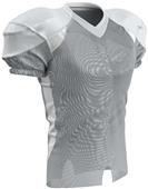 Huddle Stretch Polyester Football Jersey Adult Youth SILVER/WHITE Primary