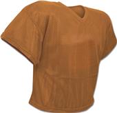 Polyester Porthole Mesh Practice Football Jersey Adult & Youth TEXAS ORANGE Primary