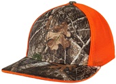 Varsity Fitted Trucker Baseball Cap HC3 EDGE BROWN/BLAZE ORANGE/EDGE BROWN Primary