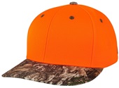 Pennant Snapback Baseball Cap HC4 BLAZE ORANGE/EDGE BROWN Primary