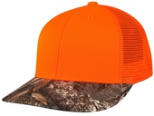 Performance Trucker Snapback Baseball Cap HC5 BLAZE ORANGE/BLAZE ORANGE/EDGE BROWN Primary