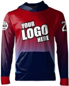 Sublimated Fleece-Lined Hoodie - "GradientStripes" Custom Team Gear