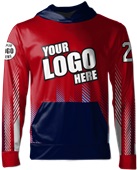 Sublimated Fleece-Lined Hoodie - "RaceStripes" Custom Team Gear