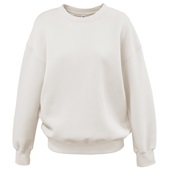 Womens Oversize Crew OVERSIZE FIT LONGER length CREAM Primary