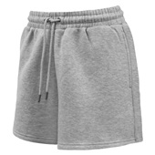 Womens Fleece Shorts With Side Pockets 3" Inseam