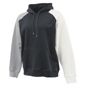 Adult Colorblock Fleece Hoodie BLACK Primary