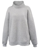 Womens Oversize Mockneck OVERSIZE FIT LONGER Length GREY Primary