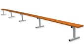 Player Bench - 27 ft. - Portable (Powder Coated)
