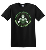 Epic Adult/Youth Irish Double Fistin Dublin Vision Bright Cotton Graphic T-Shirts
