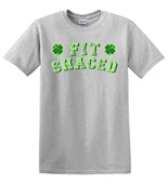 Epic Adult/Youth St. Patrick's Day Bright Fit Shaced Cotton Graphic T-Shirts
