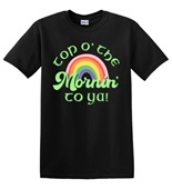 Epic Adult/Youth Rainbow Top O' The Mornin' To Ya! Cotton Graphic T-Shirts