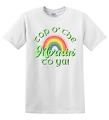 Epic Adult/Youth Rainbow Top O' The Mornin' To Ya! Cotton Graphic T-Shirts